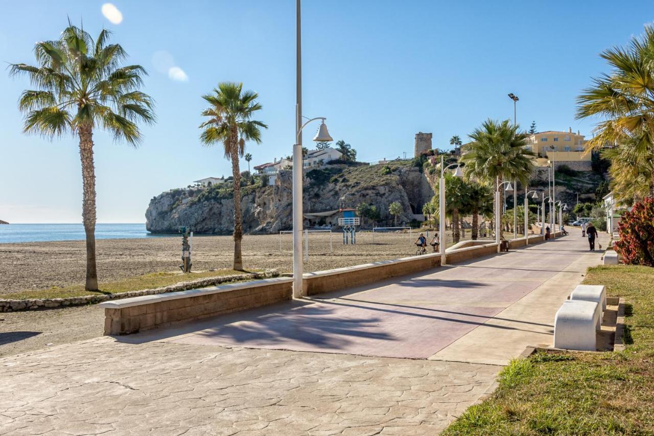 Wintowinrentals 1St Linea De Playa Vista Al Mar Y Piscina La Cala Del Moral Exterior foto